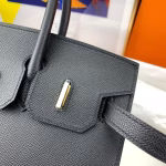 Hermes Birkin 30 Sellier Handmade Bag In Black Epsom Calfskin - Image 8