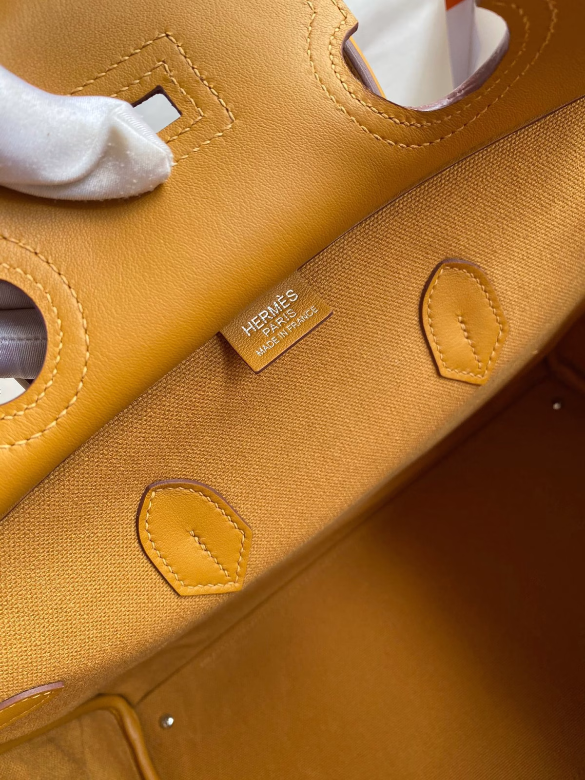 Hermes Cargo Birkin 35cm Limited-edition Bag In Sesame Canvas - Image 6