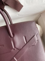 Hermes Shadow Birkin 25 Limited Edition Bag In Chocolat Swift Calfskin - Image 8