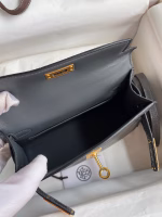 Hermes Kelly Mini II Sellier Handmade Bag In Graphite Matte Alligator Leather - Image 5