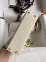 Hermes Kelly Mini II Sellier Handmade Bag In Nata Chevre Mysore Leather - Image 7