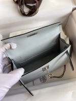 Hermes Kelly Mini II Sellier Handmade Bag In Blue Glacier Epsom Calfskin - Image 5