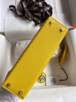 Hermes Kelly Mini II Sellier Handmade Bag In Jaune de Naples Epsom Calfskin - Image 2