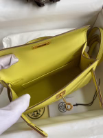 Hermes Kelly Mini II Sellier Handmade Bag In Lime Epsom Calfskin - Image 5