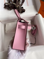 Hermes Kelly Mini II Sellier Handmade Bag In Mauve Sylvestre Epsom Calfskin - Image 2