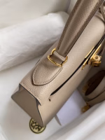 Hermes Kelly Sellier 28 Handmade Bag In Trench Epsom Calfskin - Image 9