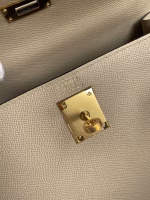 Hermes Kelly Sellier 28 Handmade Bag In Trench Epsom Calfskin - Image 4
