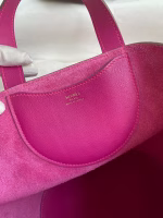 Hermes In The Loop 18 Handmade Bag in Rose Purple Clemence Leatherther - Image 8