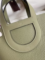 Hermes In The Loop 18 Handmade Bag in Sauge Clemence Leatherther - Image 7