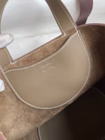 Hermes In The Loop 18 Handmade Bag in Taupe Clemence Leatherther - Image 10