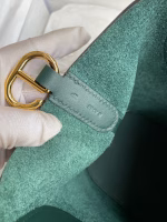 Hermes In The Loop 18 Handmade Bag in Vert Cypres Clemence Leather - Image 3