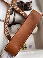 Hermes Jypsiere Mini Handmade Bag In Gold Evercolor Calfskin - Image 8