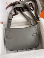 Hermes Jypsiere Mini Handmade Bag In Gris Meyer Swift Calfskin - Image 2
