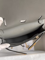 Hermes Jypsiere Mini Handmade Bag In Gris Meyer Swift Calfskin - Image 6
