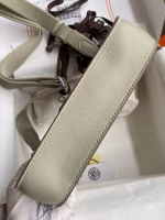 Hermes Jypsiere Mini Handmade Bag In Grey Swift Calfskin - Image 3