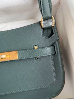 Hermes Jypsiere Mini Handmade Bag In Vert Rousseau Swift Calfskin - Image 9