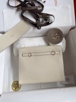 Hermes Kelly Danse II Handmade Bag In Craie Evercolor Calfskin - Image 6
