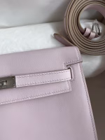 Hermes Kelly Danse II Bag In Mauve Pale Evercolor Calfskin - Image 7