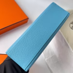 Hermes Kelly Pochette Handmade Bag In Blue du Nord Epsom Calfskin - Image 5