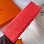 Hermes Kelly Pochette Handmade Bag In Rose Texas Epsom Calfskin - Image 4