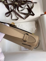 Hermes Kelly Pochette Handmade Bag In Trench Epsom Calfskin - Image 2
