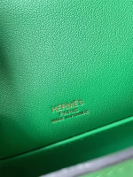 Hermes Kelly Pochette Handmade Bag In Bamboo Swift Calfskin - Image 3
