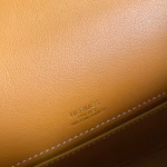 Hermes Kelly Pochette Handmade Bag In Gold Swift Calfskin - Image 3