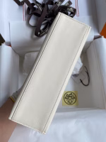 Hermes Kelly Pochette Handmade Bag In Nata Swift Calfskin - Image 7
