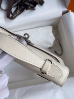 Hermes Kelly Pochette Handmade Bag In Nata Swift Calfskin - Image 2