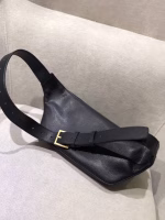 Saint Laurent Classic Monogram Belt Bag In Black Grained Leather - Image 5