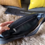 Saint Laurent Classic Belt Bag In Soft Black Leather - Image 4