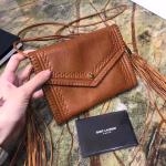 Saint Laurent Brown Envelope Belt Bag - Image 4