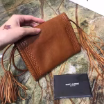 Saint Laurent Brown Envelope Belt Bag - Image 7
