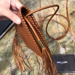 Saint Laurent Brown Envelope Belt Bag - Image 8