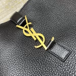 Saint Laurent Bea Tote Bag in Black Grained Leather - Image 5