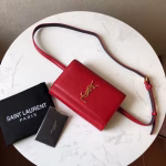 Saint Laurent Red Kate Belt Bag - Image 2
