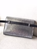 Saint Laurent Kate Belt Bag In Lame Leather - Image 7