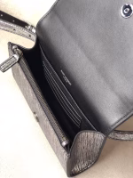 Saint Laurent Kate Belt Bag In Lame Leather - Image 6