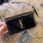 Saint Laurent Black Patent Kate Belt Bag - Image 2