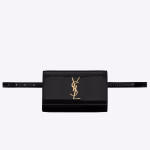 Saint Laurent Black Patent Kate Belt Bag