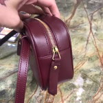 Saint Laurent Lou Belt Bag In Burgundy Calfskin - Image 4