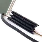 Saint Laurent Angie Chain Bag In Black Diamond Lambskin - Image 6