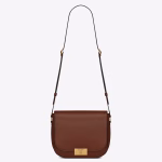 Saint Laurent Betty Satchel In Camel Smooth Leather