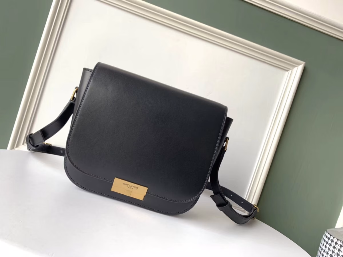 Saint Laurent Betty Satchel In Black Smooth Leather - Image 2