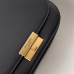 Saint Laurent Betty Satchel In Black Smooth Leather - Image 9