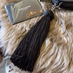 Saint Laurent Black Monogram Heart Cross Body Bag - Image 8