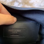 Saint Laurent Black Monogram Heart Cross Body Bag - Image 2