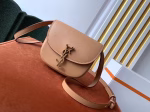 Saint Laurent Kaia Mini Satchel Bag In Brown Calfskin - Image 6