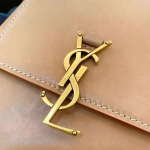Saint Laurent Kaia North South Bag In Brown Leather - Image 5