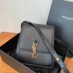 Saint Laurent Kaia North South Bag In Black Leather - Image 4